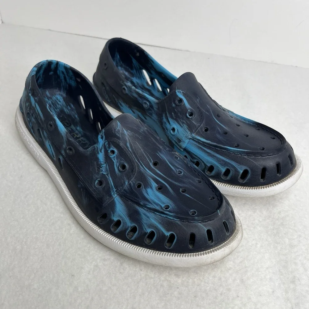 SPERRY Top Side Float Boat Water Summer Rubber Shoe Mens 12 Preppy Coastal Beach